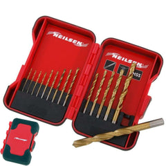 Neilsen 15pc HSS Titanium Coated Drill Set 1.5mm - 10mm For Steel Metal Wood