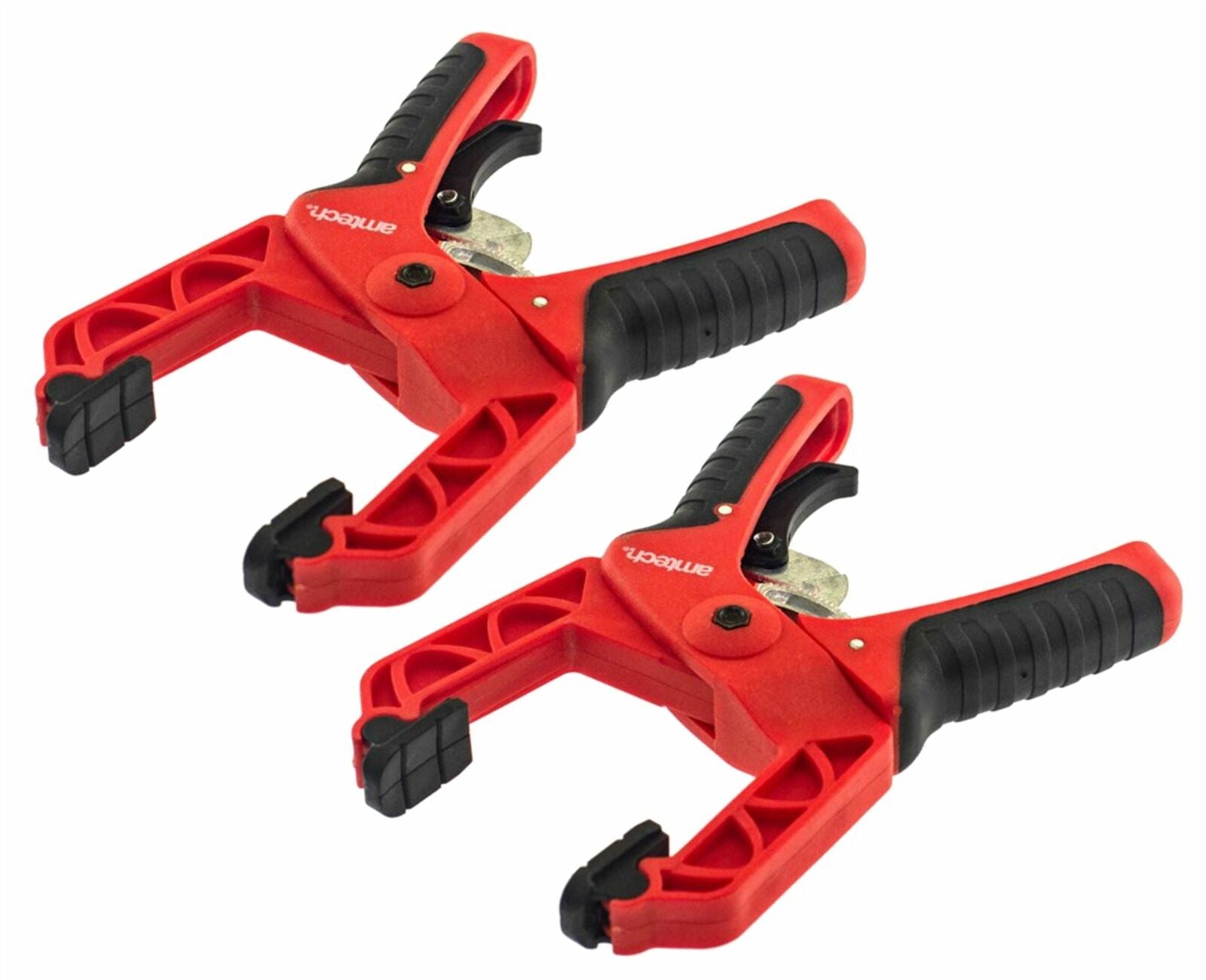 Amtech 2pc Mini Quick Grip Speed Ratchet Vice Clamps 175mm Rapid Clamp Set 7"