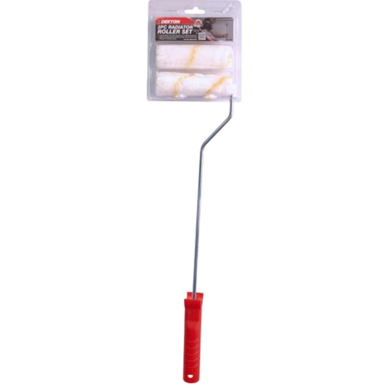 Long Handled Radiator Roller Dekton 3pc Paint Roller Set Long Reach Radiator Handle 4