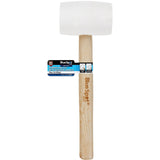 BlueSpot 16oz White Rubber Hammer Mallet Hardwood Shaft Grip Handle Diy