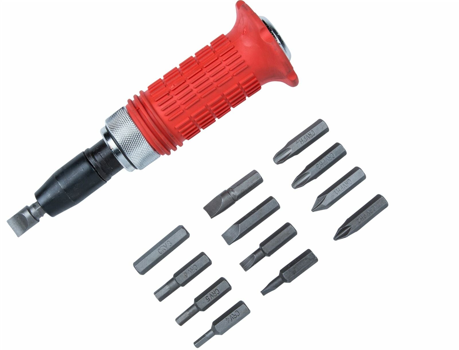 BlueSpot 13pc Impact Screwdriver Screw Socket Tool With Bits Set 1/2" Inch Drive