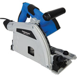 Silverline Circular Plunge Cut Track Saw with Guide Rails Clamps 1200W 165mm