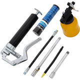 BlueSpot Manual Mini Grease Gun Lever Pistol Grip 120cc Cartridge & Oil Can Set