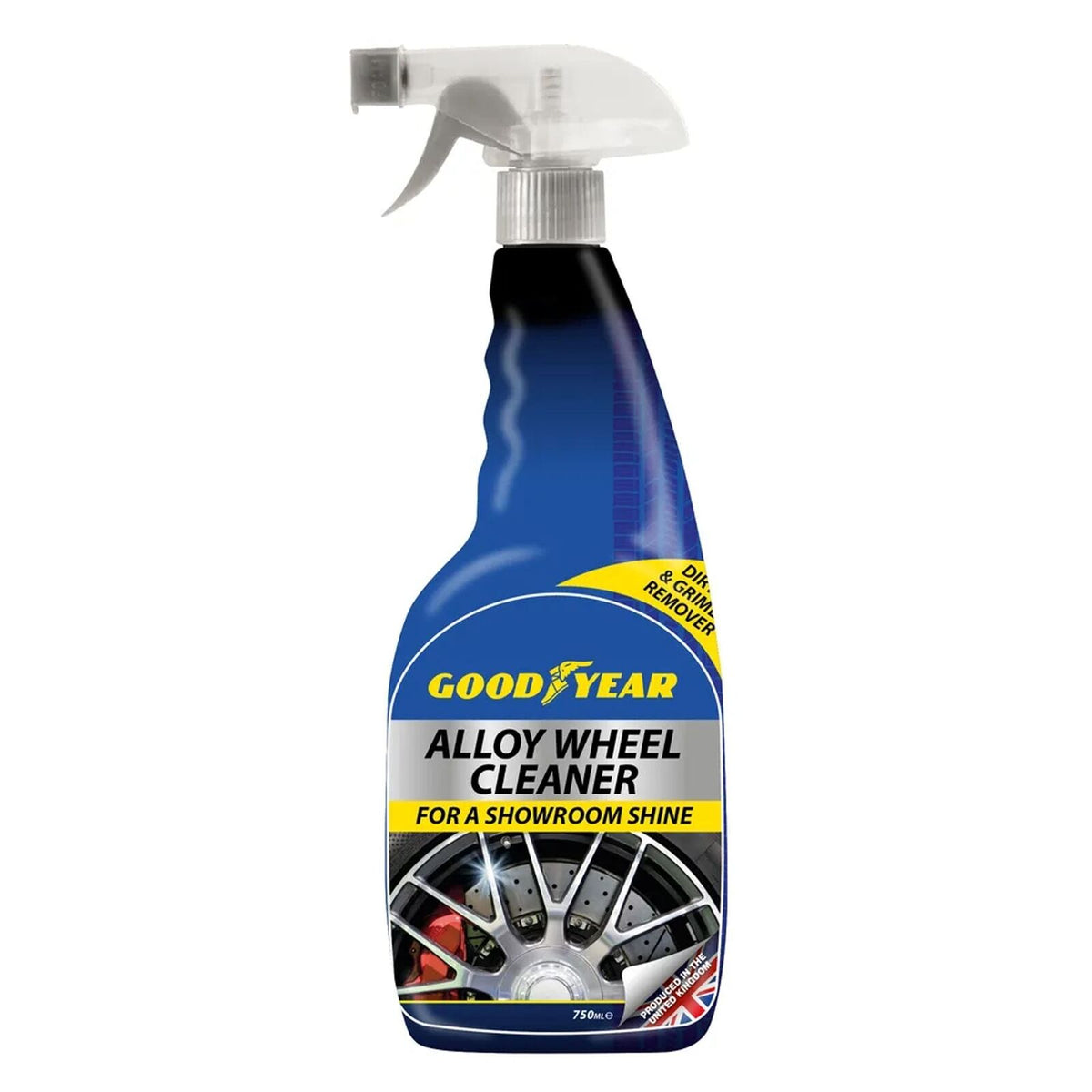 Goodyear Car Alloy Wheel Dirt Grime Cleaning Clearer Shine Spray 750ml