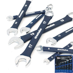 StreetWise Cushioned Grip Metric Combination Spanner Wrench Set 6mm - 19mm 8pc