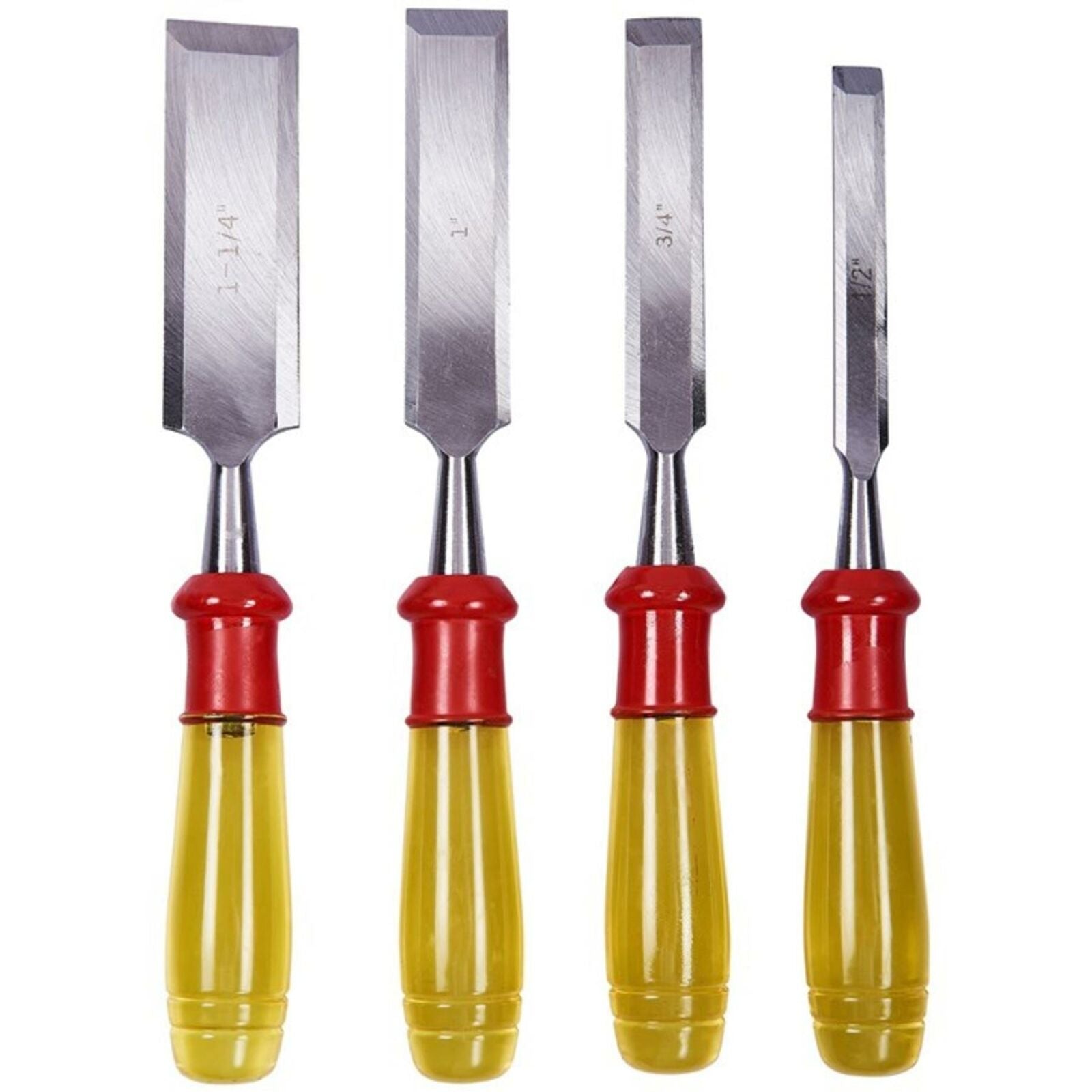 Amtech 4pc Wood Bevel Edge Carpentry Joiner Carpenter Woodwork Chisel Set