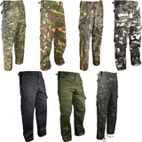 Kombat UK Men's Trousers Army Military Cargo Camo Camouflage Airsoft Pants Work
