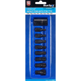 BlueSpot 9pc Impact Torx Bit Socket Set T30-T70 S2 Steel 1/2" Drive Set