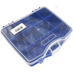 Toolzone Mini 8 Compartment Box Storage Tool Organiser Case Screw Nail Nut Bolt