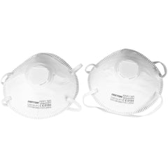 Dekton 2pc Dust Protection Valved Face Mouth Respirator Mask With Valve FFP1