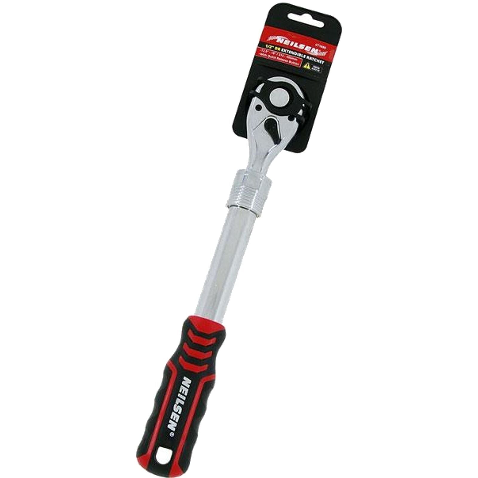 Neilsen Socket Extendable Telescopic Ratchet Handle Quick Release 1/2"