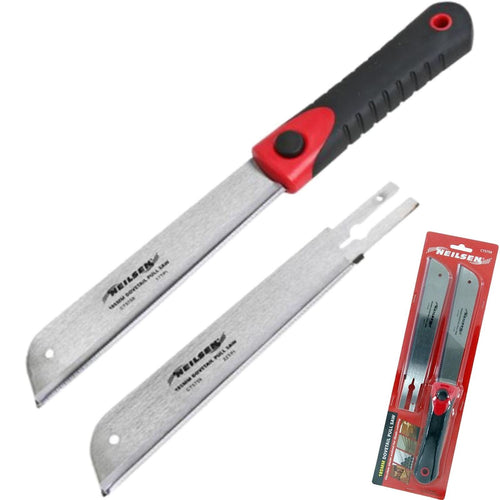 Neilsen Dovetail Joint Pull Saw Thin Blade 22TPI & 17TPI Fine Cut Saws 185mm