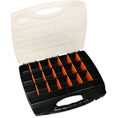 Toolzone 23 Compartment Box Storage Tool Organiser Case Screw Nail Nut Bolt