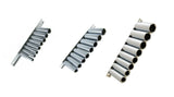 9PC 1/4" 3/8" 1/2" Deep Sockets Metric Square Drive Mechanic Tools 5.5 To 24mm