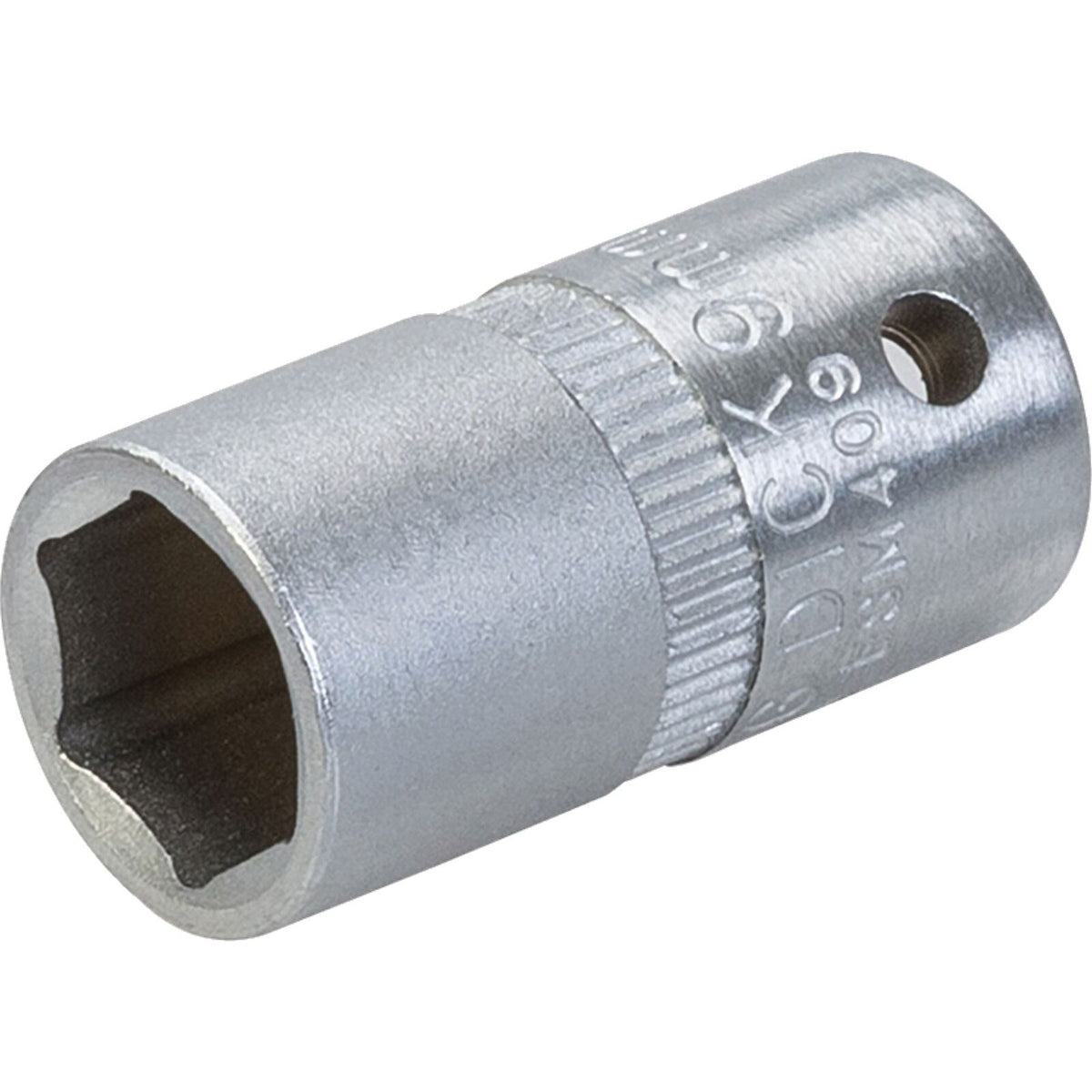 King Dick 9mm 6 PT Single Metric Polished Standard 1/4" Drive Socket