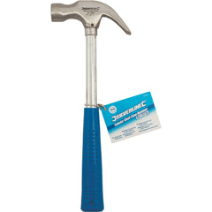 Silverline 8oz Tubular Shaft Claw Hammer Rubber Grip Handel Hardened Steel Head