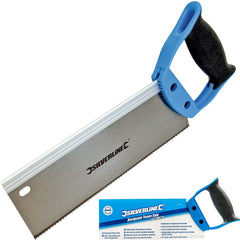 Silverline 250mm Hardpoint Mitre Soft Grip Tenon Saw 12 tpi For Cutting Wood