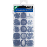 BlueSpot 300pc Assorted DIY Workshop Storage Automotive External Circlip Set