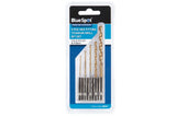 Bluespot 5pc 1/4" Hex Fitting Titanium Drill Bit Set For Metal Wood fits impact