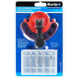 BlueSpot 6pc Diamond Jig Drill Bit Set Glass Ceramic Granite Tiles Porcelain