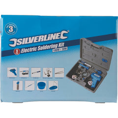 Silverline 100W Soldering Gun Iron Kit Electronics Solder Welding Irons Tool