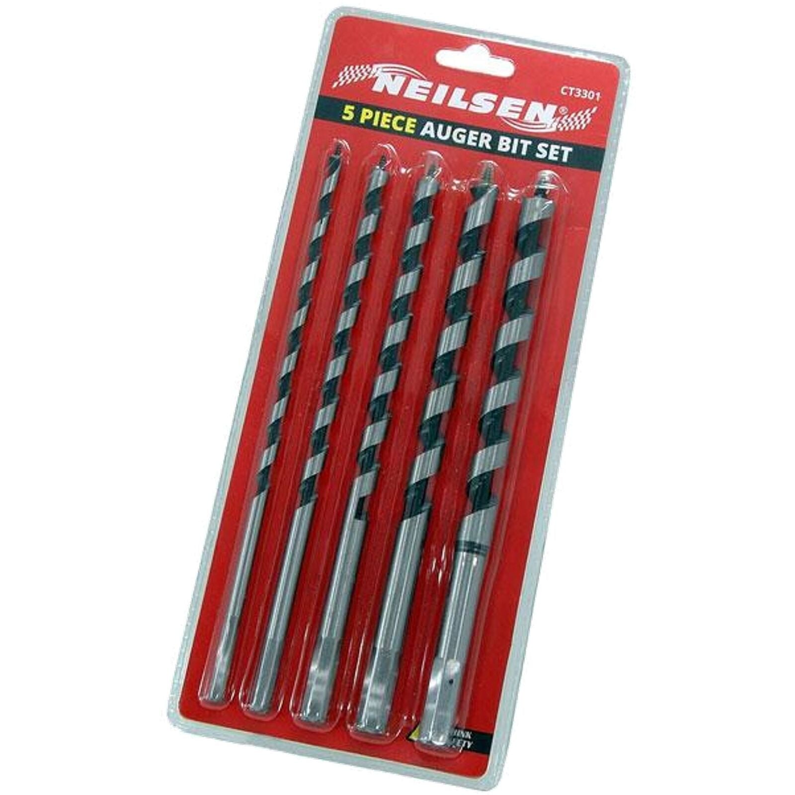 Neilen Long Auger Wood Drill Bits Drilling Drills Bit Set 6mm - 14mm