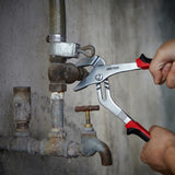 Dekton 300mm 12" Plumbers Soft Grip Waterpump Pipe Wrench Pliers Grips Pump