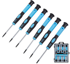 BlueSpot 6pc Precision Torx Screwdriver Set Magnetic Tips T5 T6 T7 T8 T9 T10