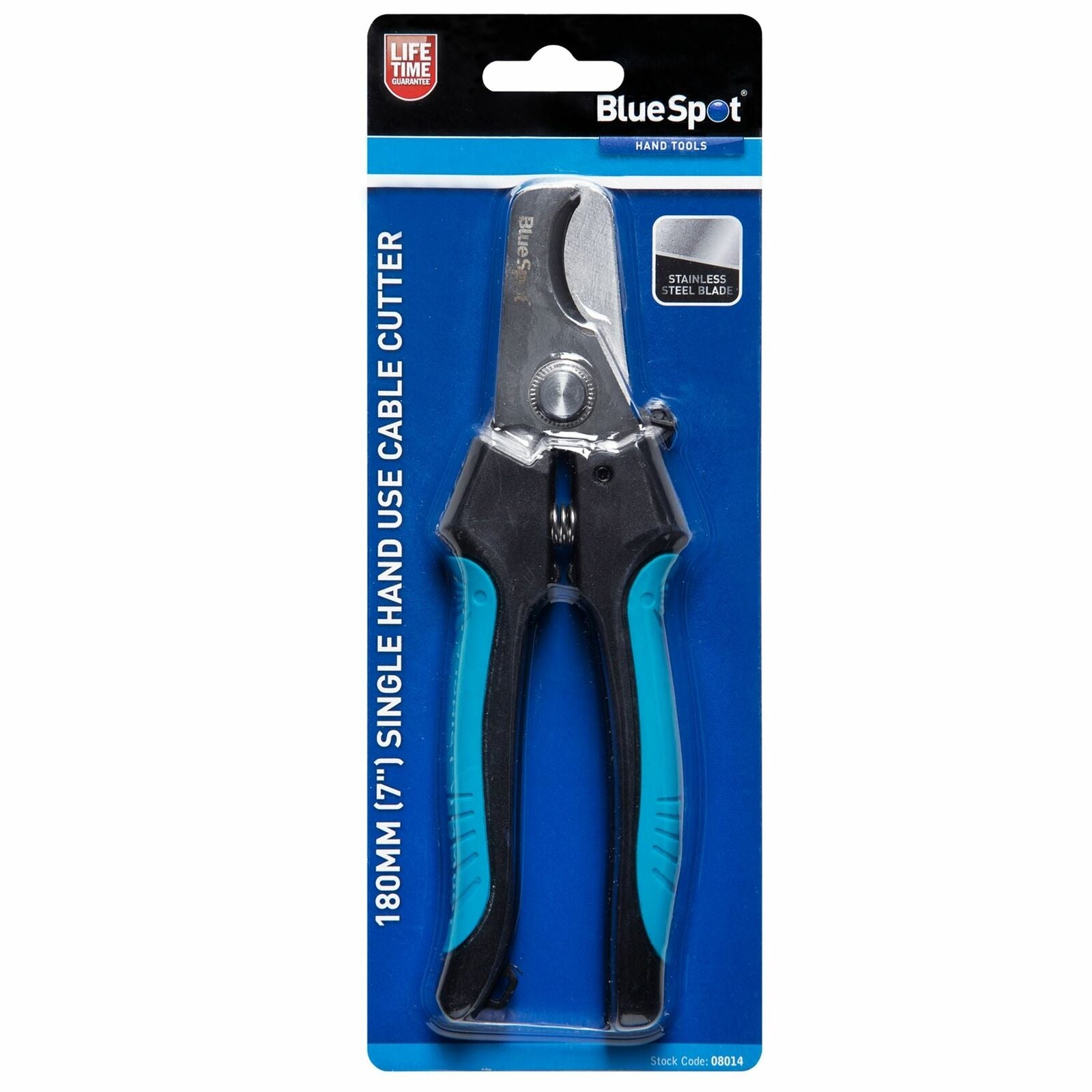 BlueSpot 180mm Cable Cutter Pliers Electrician Wire Shears Cutters Tool 7" Plier