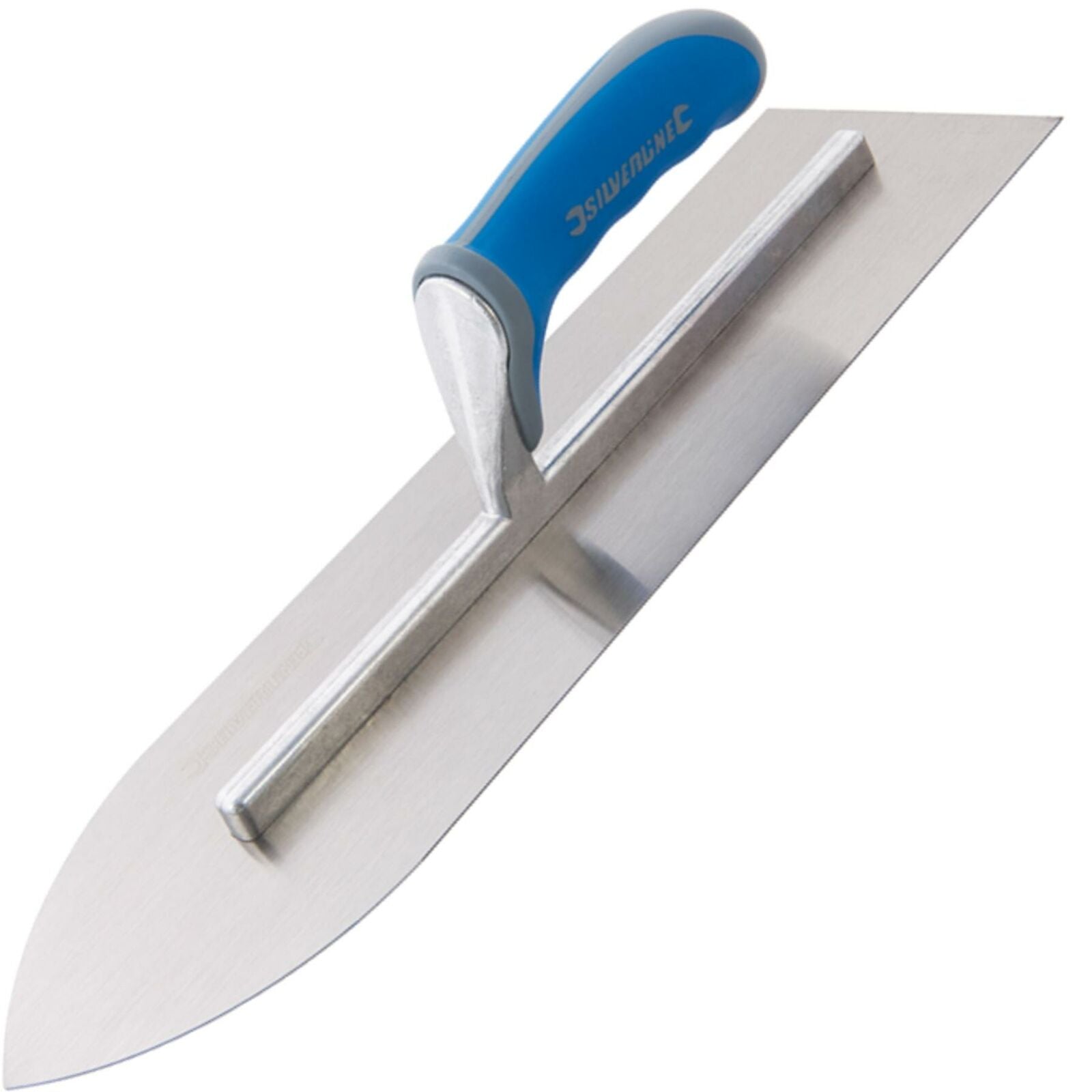 Silverline Soft Grip Handle Plastering Finishing Rounded Flooring Trowel 16"