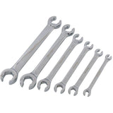 Neilsen Flare Nut Wrench Open-Ended Brake Pipe Spanner Set 6pc 6mm ? 24mm