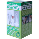 E27 Bulb Rechargeable Screw In Lamp Filament Light Bulbs Daylight Warm White