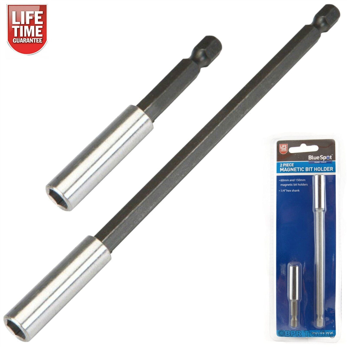 Magnetic Extension Bit Holder 60 & 150mm 1/4" Hex Screwdriver Drill Extra Long