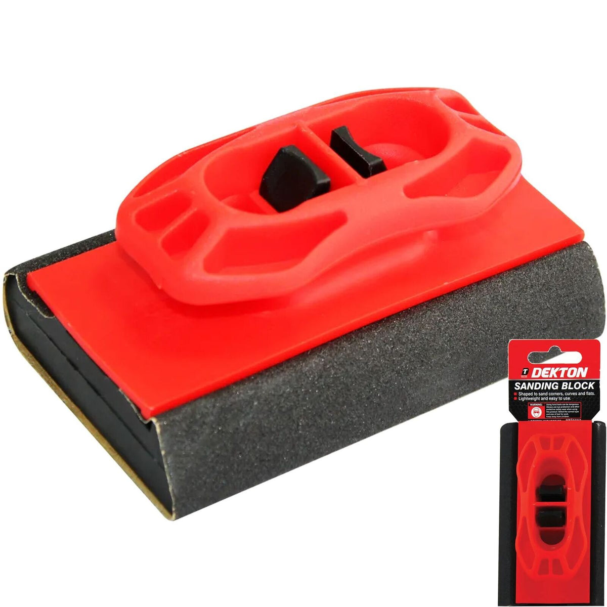 Dekton Drywall Hand Rubbing Sanding Sander Sandpaper Block 4.5" Diy Tool