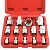 Neilsen 14pc E Torx Socket Set Star Female Sockets  1/4" 3/8" 1/2" CT1261