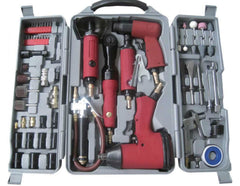 Amtech 77pc Air Tool Kit Set Impact Wrench Die Hammer Ratchet & Grinder Y2430