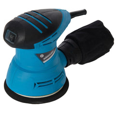 Silverline Electric Random Orbital Palm Sander With 12 Sanding Sheets 125mm 240w