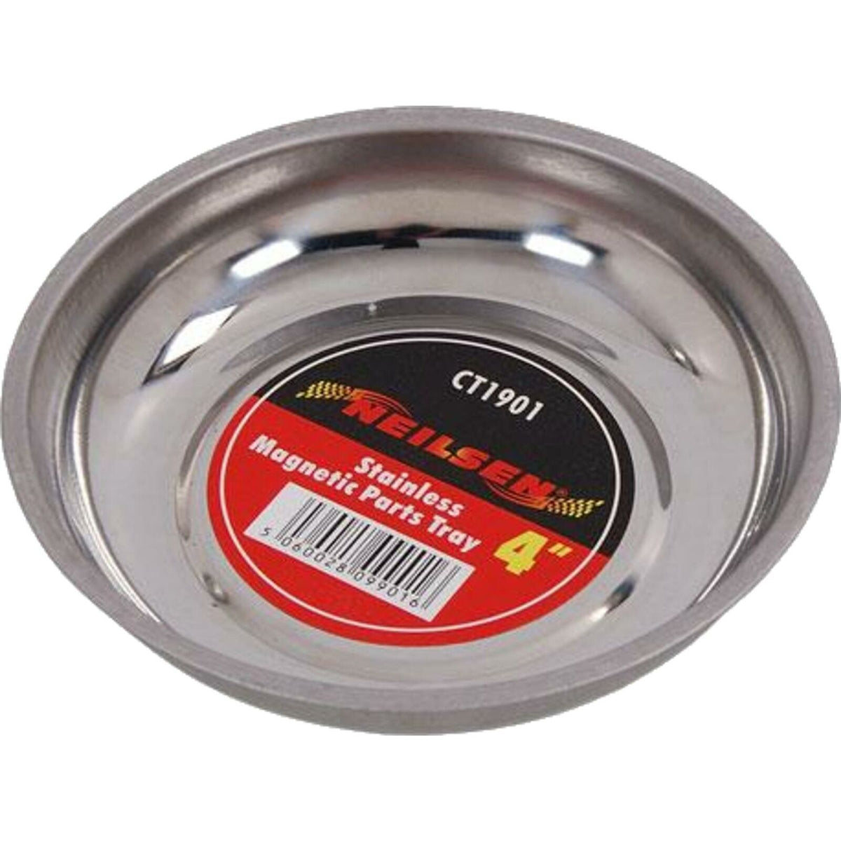 Neilsen 4" Magnetic Stainless Steel Round Dish Tray Holder Storage 100mm