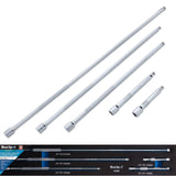 BlueSpot 5pc 3/8 Drive Socket Extension Bar Set 100 150 350 450 600mm Extra Long