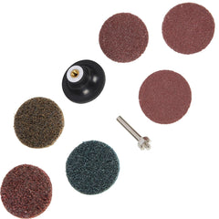 Bluespot 8pc Sanding Pads & Preparation Set Buffing Stripping Discs 2" 50mm 1/4"