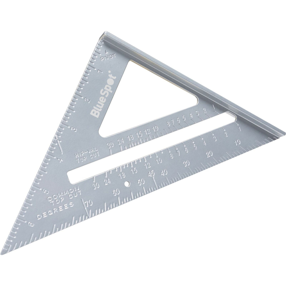 BlueSpot 6" Square Aluminium Roofing Rafter Tri-square Mitre Saw Guide 150mm Set
