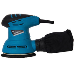 Silverline Electric Random Orbital Palm Sander With 12 Sanding Sheets 125mm 240w