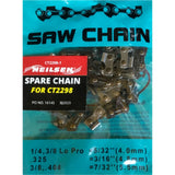 Neilsen Chainsaw Saw Chains 4500/5800/6200 45/52/62CC Spare Chain 12"