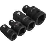 BlueSpot 4pc Impact Socket Converter Reducer Adapter Set 1/4" 1/2" 3/8"