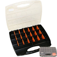 Toolzone 23 Compartment Box Storage Tool Organiser Case Screw Nail Nut Bolt