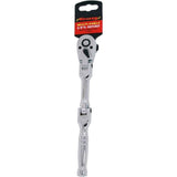 Neilsen Long Reach Flexi Multi Angle Head Socket Ratchet Quick Release 3/8"