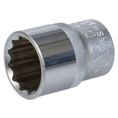 King Dick 20mm 12 PT Single Metric Polished Standard 1/2" Drive Socket