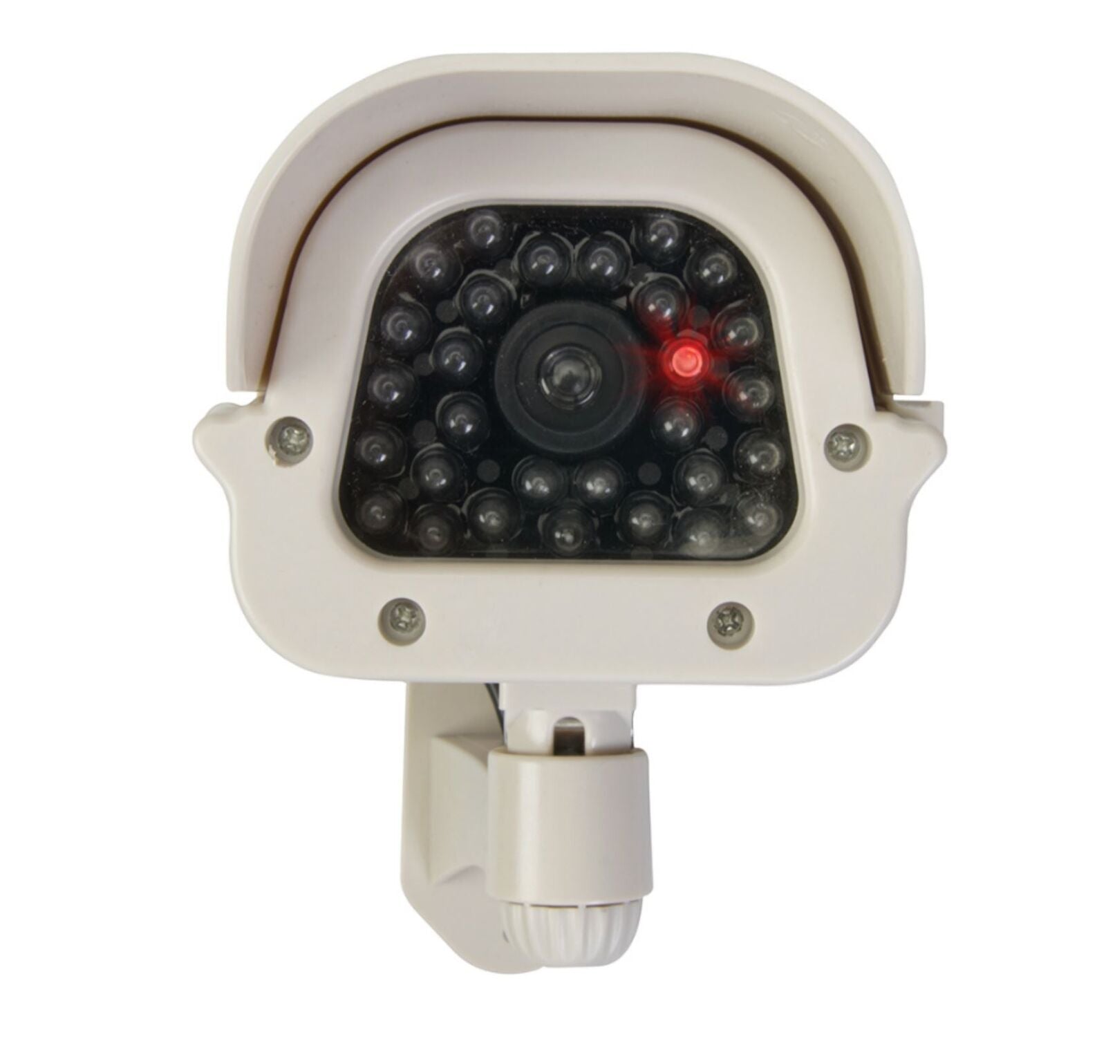 Silverline Dummy CCTV Home Security Camera with LED Solar Powered & Weatherproof