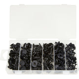 Bluespot 72pc Push Pin Rivet Car Trim Bumpers Panel Fasteners Interior Clips