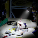 Dekton LED Head Torch Headlamp Light 55 Lumens 10M Range With AAA Batteries